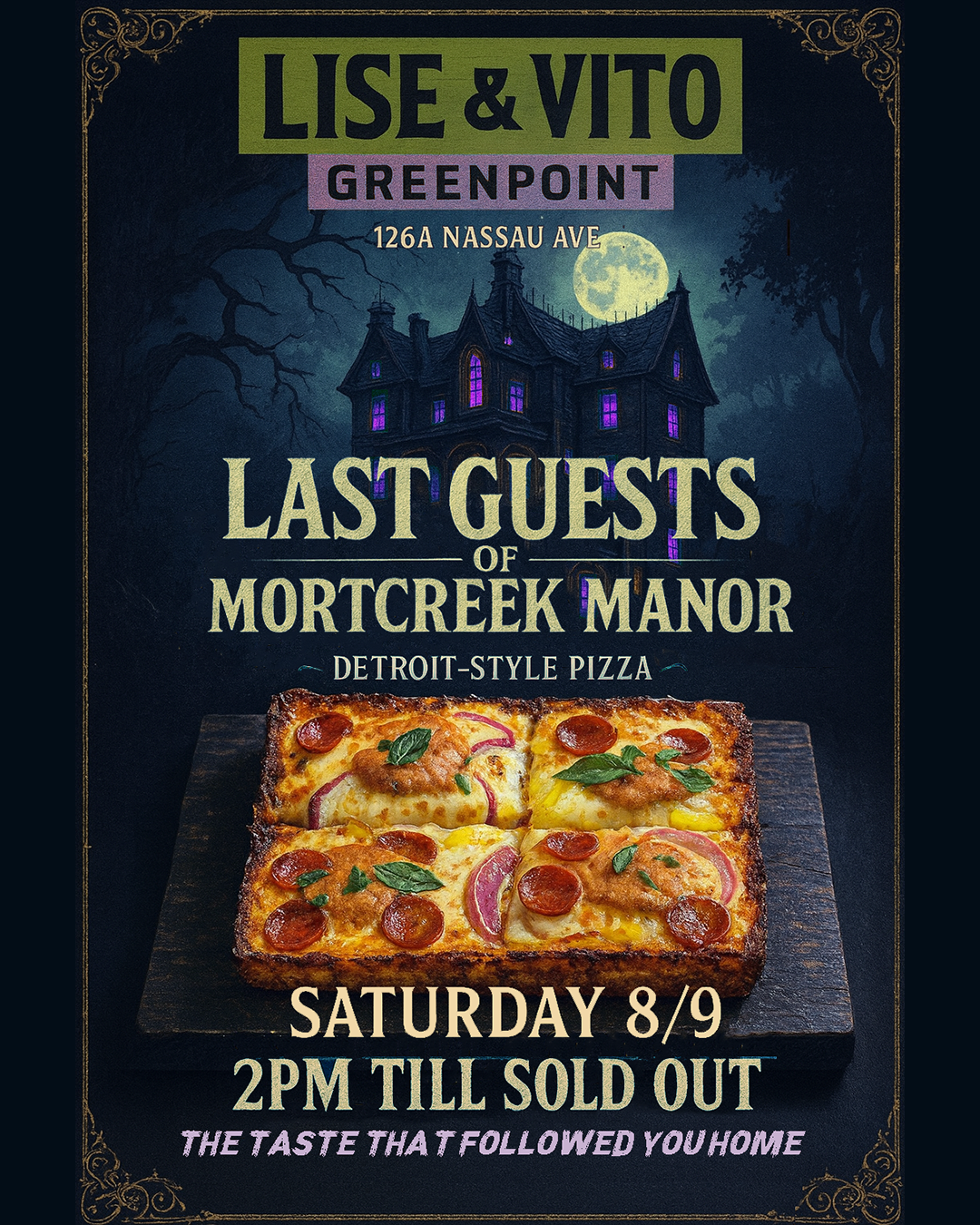 Mortcreek Manor Pop-Up Flyer